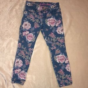 Flower jeggings